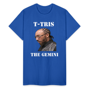 Gildan Ultra Cotton Adult T-Shirt ( T-TRIS THE GEMINI - SCE  - T-SHIRT ) - royal blue