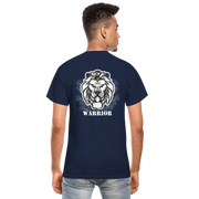 Gildan Ultra Cotton Adult T-Shirt ( T-TRIS THE GEMINI - SCE - WARRIOR - T-SHIRT ) - navy