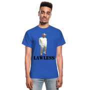 Gildan Ultra Cotton Adult T-Shirt ( T-TRIS THE GEMINI - LAWLESS ALBUM - SCE - WARRIOR - T-SHIRT ) - royal blue