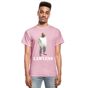 Gildan Ultra Cotton Adult T-Shirt ( T-TRIS THE GEMINI - SCE - LAWLESS - T-SHIRT ) - light pink