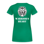 Gildan Ultra Cotton Ladies Adult T-Shirt ( SCE - WARRIORS HEART - T-SHIRT ) - kelly green