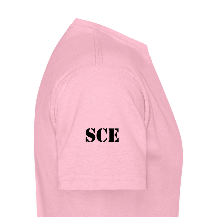 Gildan Ultra Cotton Adult T-Shirt ( T-TRIS THE GEMINI - LAWLESS ALBUM - SCE - WARRIOR - T-SHIRT ) - light pink