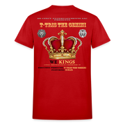 Gildan Ultra Cotton Adult T-Shirt ( T-TRIS THE GEMINI - WE KINGS - FEAT. K-MAR - T-SHIRT ) - red
