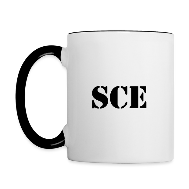 BestSub Contrast Coffee Mug ( T-TRIS THE GEMINI - LAWLESS ALBUM - SCE - WARRIOR - COFFEE MUG ) - white/black