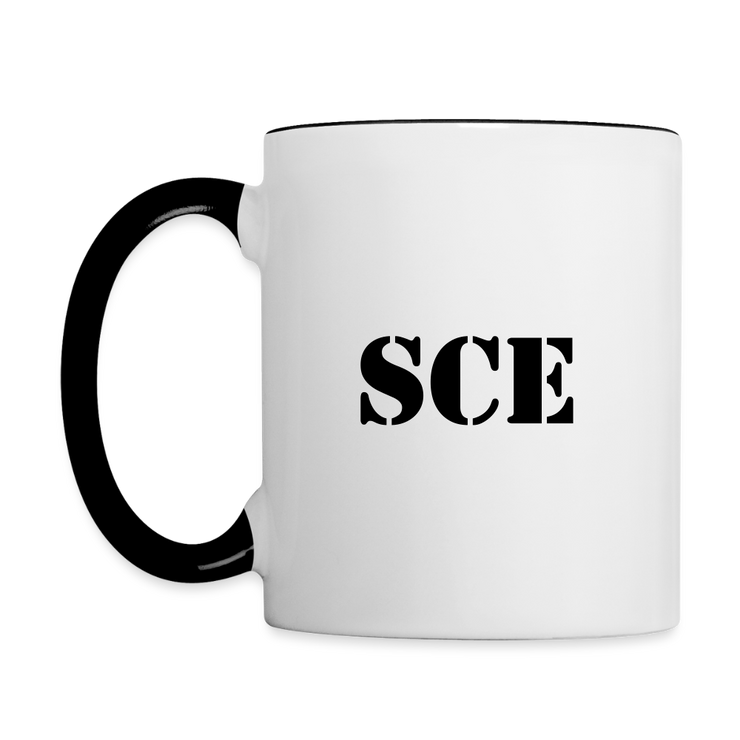 BestSub Contrast Coffee Mug ( T-TRIS THE GEMINI - LAWLESS ALBUM - SCE - WARRIOR - COFFEE MUG ) - white/black
