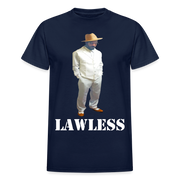 Gildan Ultra Cotton Adult T-Shirt ( T-TRIS THE GEMINI - SCE - LAWLESS - T-SHIRT ) - navy