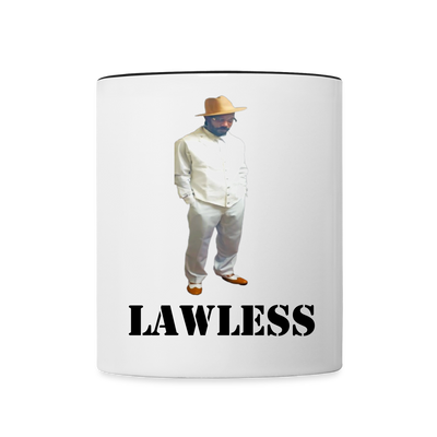 BestSub Contrast Coffee Mug ( T-TRIS THE GEMINI - LAWLESS ALBUM - SCE - WARRIOR - COFFEE MUG ) - white/black