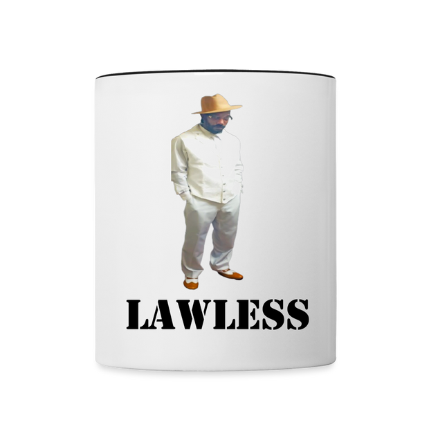 BestSub Contrast Coffee Mug ( T-TRIS THE GEMINI - LAWLESS ALBUM - SCE - WARRIOR - COFFEE MUG ) - white/black