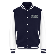 ADW is Just Hoods - SCE - VARSITY JACKET - navy/white