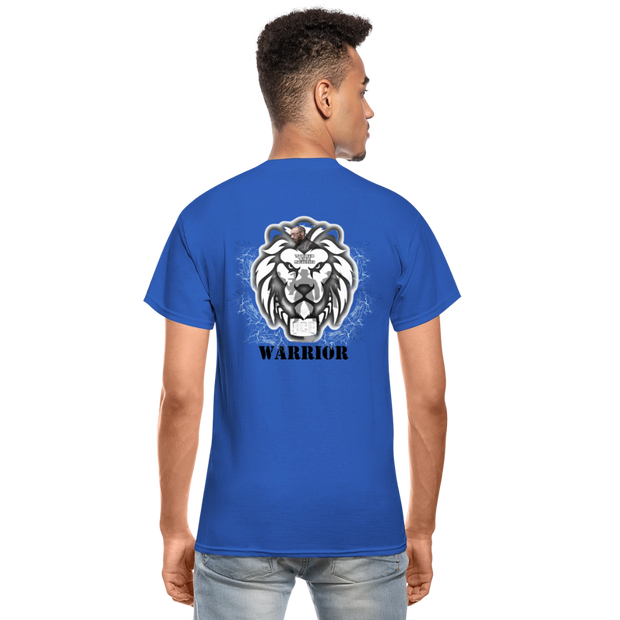 Gildan Ultra Cotton Adult T-Shirt ( T-TRIS THE GEMINI - SCE - WARRIOR - T-SHIRT ) - royal blue