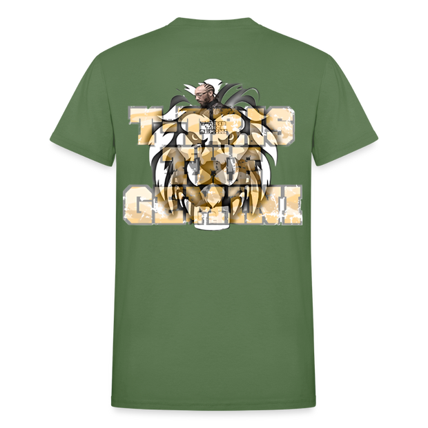 Gildan Ultra Cotton Adult T-Shirt ( T-TRIS THE GEMINI - SCE - LAWLESS - T-SHIRT ) - military green