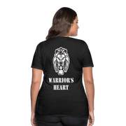 Gildan Ultra Cotton Ladies Adult T-Shirt ( SCE - WARRIORS HEART - T-SHIRT ) - black