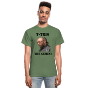 Gildan Ultra Cotton Adult T-Shirt ( T-TRIS THE GEMINI - SCE - WARRIOR - T-SHIRT ) - military green