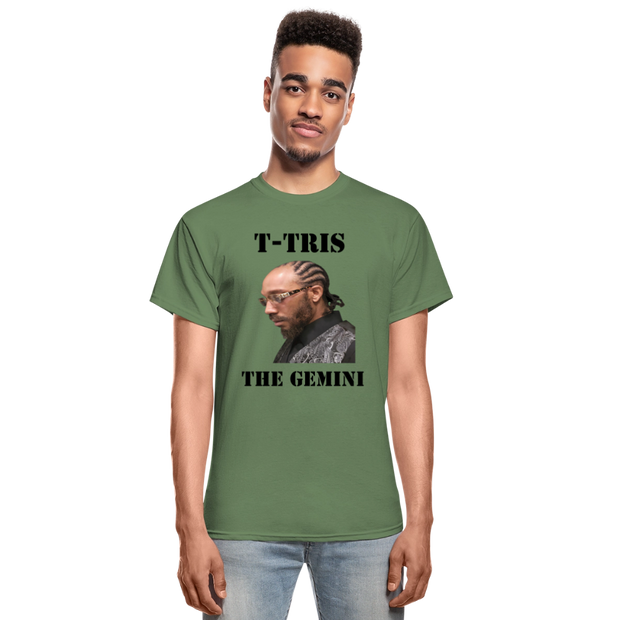 Gildan Ultra Cotton Adult T-Shirt ( T-TRIS THE GEMINI - SCE - WARRIOR - T-SHIRT ) - military green