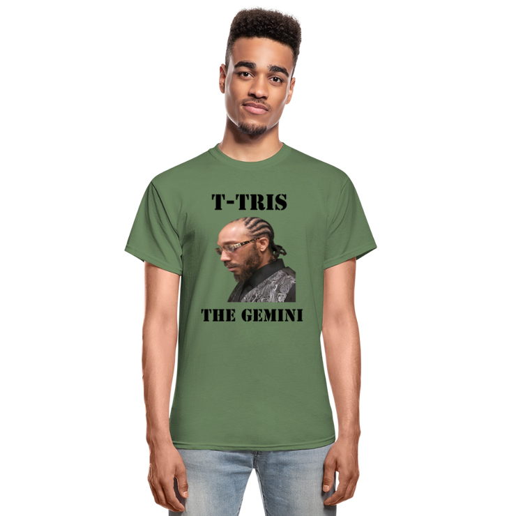 Gildan Ultra Cotton Adult T-Shirt ( T-TRIS THE GEMINI - SCE - WARRIOR - T-SHIRT ) - military green