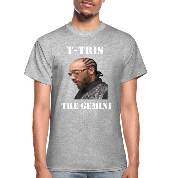 Gildan Ultra Cotton Adult T-Shirt ( T-TRIS THE GEMINI - SCE - WARRIOR - T-SHIRT ) - heather gray