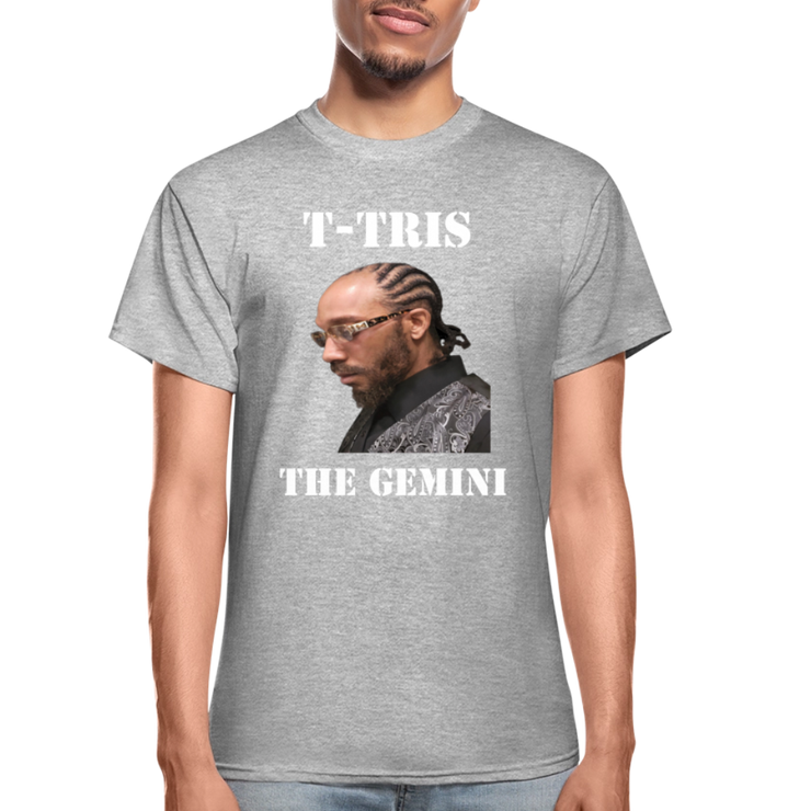 Gildan Ultra Cotton Adult T-Shirt ( T-TRIS THE GEMINI - SCE - WARRIOR - T-SHIRT ) - heather gray