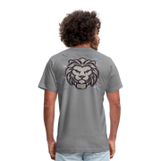 Unisex Jersey T-Shirt by Bella + Canvas ( SCE - T-TRIS THE GEMINI - NEVER SURRENDER - T-SHIRT ) - slate