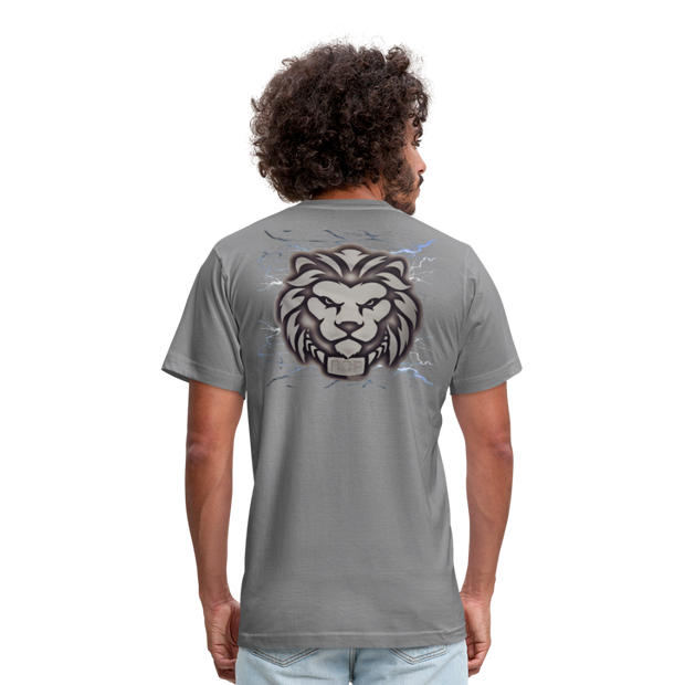 Unisex Jersey T-Shirt by Bella + Canvas ( SCE - T-TRIS THE GEMINI - NEVER SURRENDER - T-SHIRT ) - slate