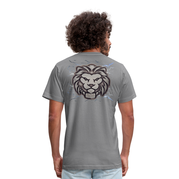 Unisex Jersey T-Shirt by Bella + Canvas ( SCE - T-TRIS THE GEMINI - NEVER SURRENDER - T-SHIRT ) - slate