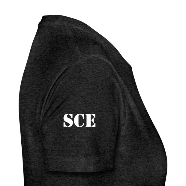Gildan Ultra Cotton Ladies Adult T-Shirt ( SCE - WARRIORS HEART - T-SHIRT ) - charcoal grey