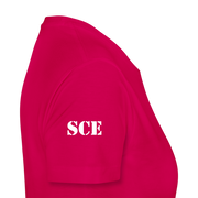 Gildan Ultra Cotton Ladies Adult T-Shirt ( SCE - WARRIORS HEART - T-SHIRT ) - dark pink