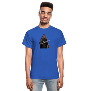 Gildan Ultra Cotton Adult T-Shirt ( T-TRIS THE GEMINI - WE KINGS - SCE - WARRIOR - T-SHIRT ) - royal blue