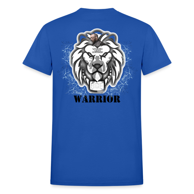 Gildan Ultra Cotton Adult T-Shirt ( T-TRIS THE GEMINI - SCE - WARRIOR - T-SHIRT ) - royal blue