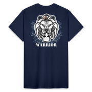 Gildan Ultra Cotton Adult T-Shirt ( T-TRIS THE GEMINI - SCE - WARRIOR - T-SHIRT ) - navy