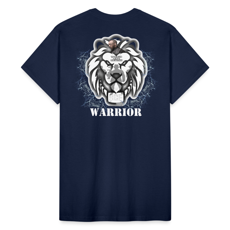 Gildan Ultra Cotton Adult T-Shirt ( T-TRIS THE GEMINI - SCE - WARRIOR - T-SHIRT ) - navy