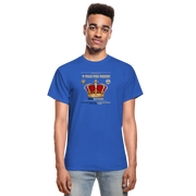 Gildan Ultra Cotton Adult T-Shirt ( T-TRIS THE GEMINI - WE KINGS - SCE - WARRIOR - T-SHIRT ) - royal blue