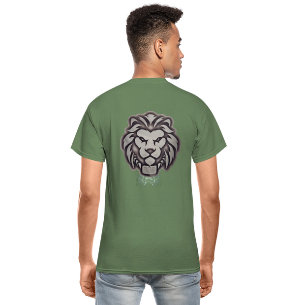 Gildan Ultra Cotton Adult T-Shirt ( T-TRIS THE GEMINI - SCE  - T-SHIRT ) - military green