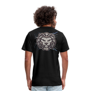Unisex Jersey T-Shirt by Bella + Canvas ( SCE - T-TRIS THE GEMINI - NEVER SURRENDER - T-SHIRT ) - black