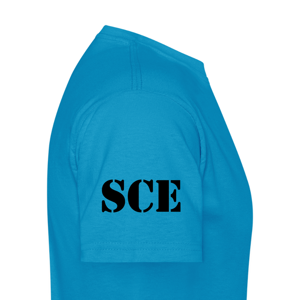Gildan Ultra Cotton Adult T-Shirt ( T-TRIS THE GEMINI - SCE - WARRIOR - T-SHIRT ) - turquoise