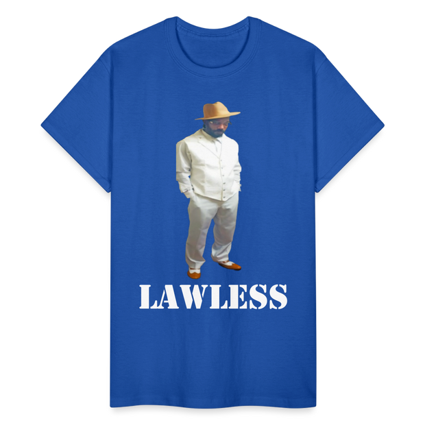 Gildan Ultra Cotton Adult T-Shirt ( T-TRIS THE GEMINI - SCE - LAWLESS - T-SHIRT ) - royal blue