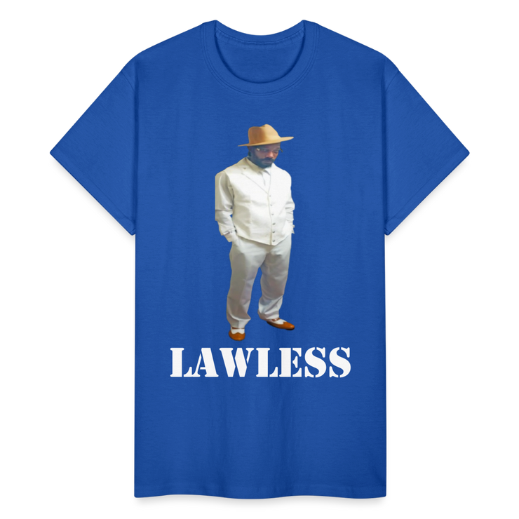Gildan Ultra Cotton Adult T-Shirt ( T-TRIS THE GEMINI - SCE - LAWLESS - T-SHIRT ) - royal blue