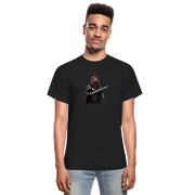 Gildan Ultra Cotton Adult T-Shirt ( T-TRIS THE GEMINI - WE KINGS - SCE - WARRIOR - T-SHIRT ) - black