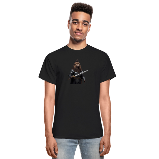 Gildan Ultra Cotton Adult T-Shirt ( T-TRIS THE GEMINI - WE KINGS - SCE - WARRIOR - T-SHIRT ) - black