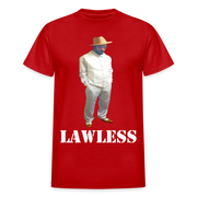 Gildan Ultra Cotton Adult T-Shirt ( T-TRIS THE GEMINI - SCE - LAWLESS - T-SHIRT ) - red