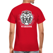 Gildan Ultra Cotton Adult T-Shirt ( T-TRIS THE GEMINI - SCE - WARRIOR - T-SHIRT ) - red