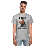 Gildan Ultra Cotton Adult T-Shirt ( T-TRIS THE GEMINI - SCE - WARRIOR - T-SHIRT ) - heather gray