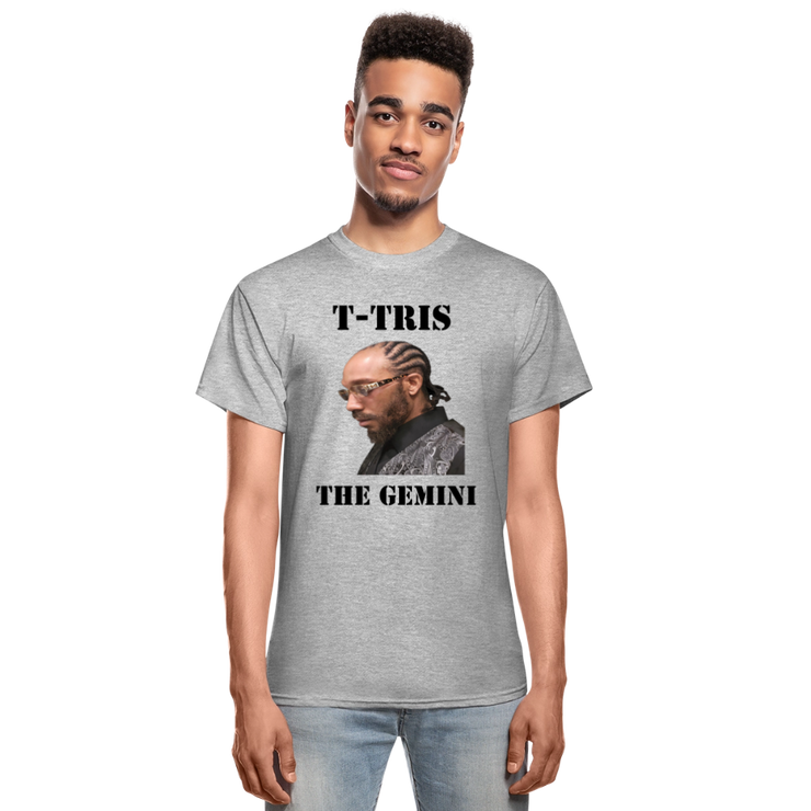 Gildan Ultra Cotton Adult T-Shirt ( T-TRIS THE GEMINI - SCE - WARRIOR - T-SHIRT ) - heather gray