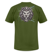 Unisex Jersey T-Shirt by Bella + Canvas ( SCE - T-TRIS THE GEMINI - NEVER SURRENDER - T-SHIRT ) - olive