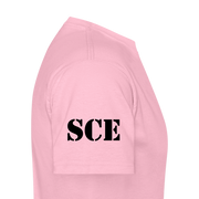 Gildan Ultra Cotton Adult T-Shirt ( T-TRIS THE GEMINI - SCE - WARRIOR - T-SHIRT ) - light pink