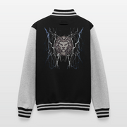 ADW is Just Hoods - SCE - VARSITY JACKET - black/heather grey