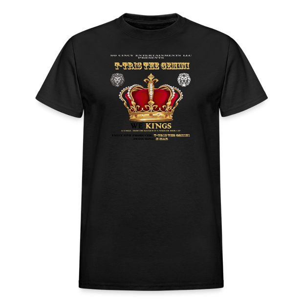 Gildan Ultra Cotton Adult T-Shirt ( T-TRIS THE GEMINI - WE KINGS - SCE - WARRIOR - T-SHIRT ) - black
