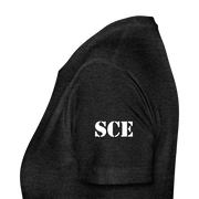 Gildan Ultra Cotton Ladies Adult T-Shirt ( SCE - WARRIORS HEART - T-SHIRT ) - charcoal grey