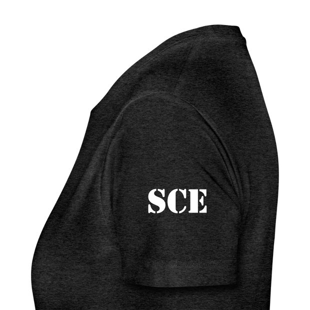 Gildan Ultra Cotton Ladies Adult T-Shirt ( SCE - WARRIORS HEART - T-SHIRT ) - charcoal grey