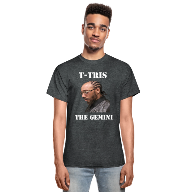 Gildan Ultra Cotton Adult T-Shirt ( T-TRIS THE GEMINI - SCE - WARRIOR - T-SHIRT ) - deep heather