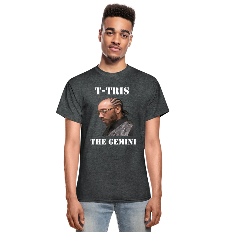 Gildan Ultra Cotton Adult T-Shirt ( T-TRIS THE GEMINI - SCE - WARRIOR - T-SHIRT ) - deep heather